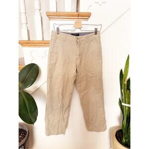 Banana Republic Chino Pants Khaki Cotton Bootcut Classic Heritage Size 30x30